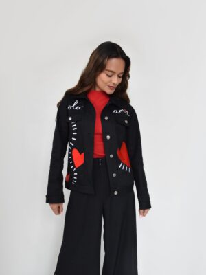 Chaqueta  Solo Amor Negro