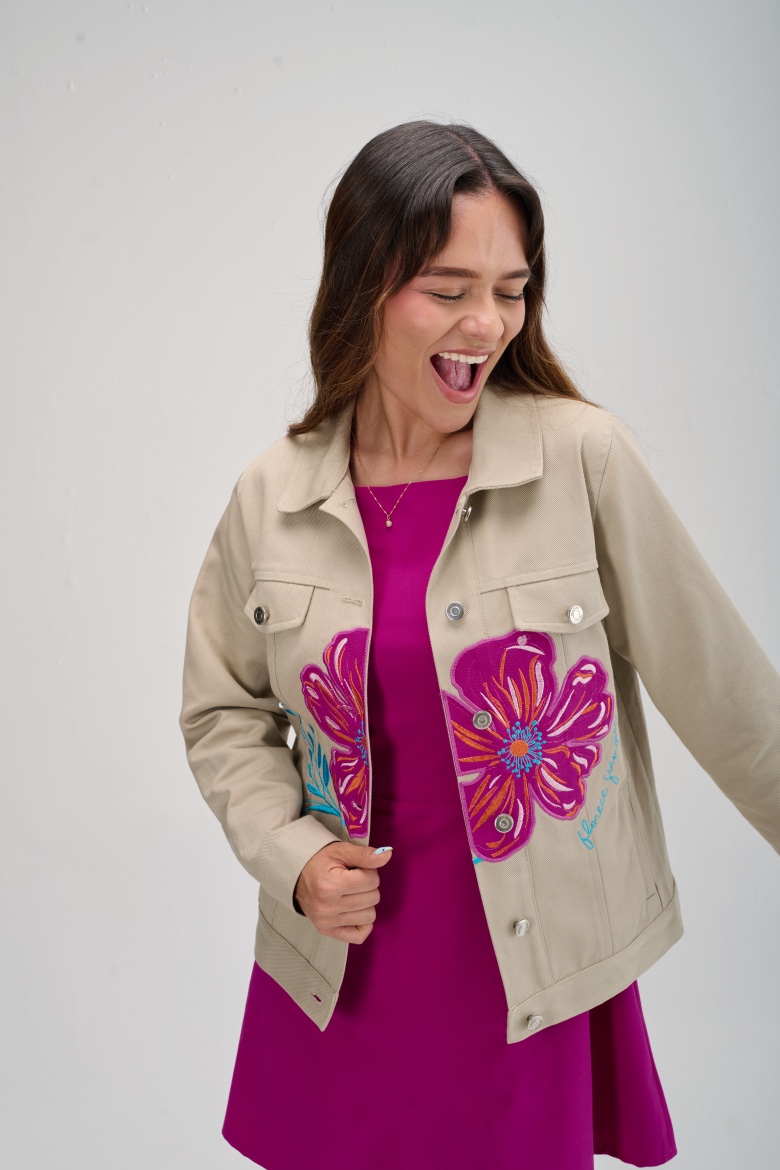 Chaqueta Florece