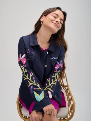Chaqueta Mariposas azul