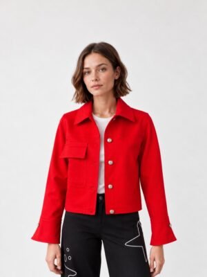 Chaqueta Arena Rojo